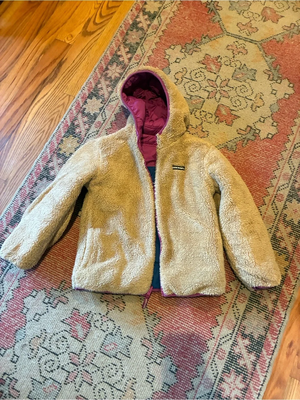 Eddie Bauer reversible, synthetic jacket